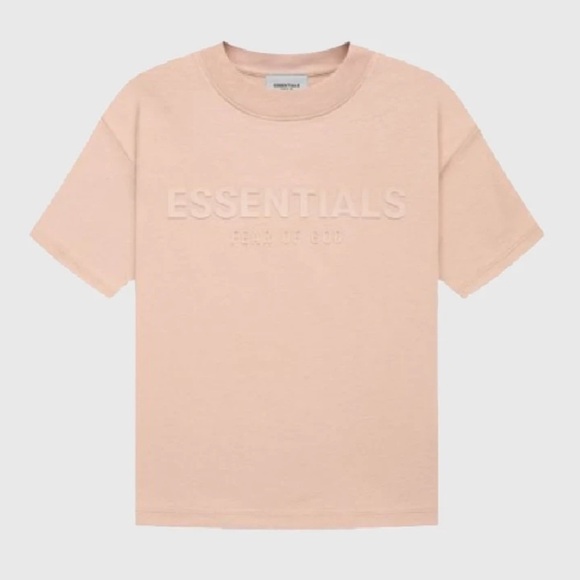 Fear of God Essentials Kids T-shirt Matte Blush SZ. S 6/7 UNISEX - Picture 1 of 15